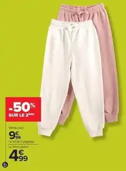Carrefour Market b Joggings offre