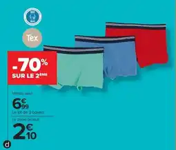 Carrefour Market Tex boxers offre