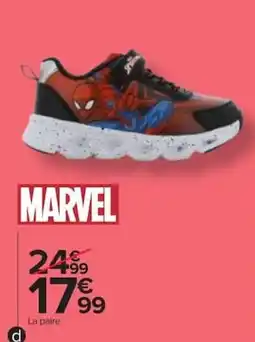 Carrefour Market MARVEL Chaussures offre