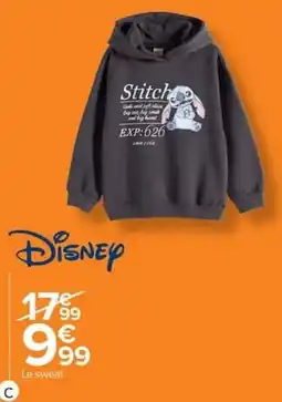 Carrefour Market Disney Le sweat offre