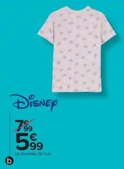 Carrefour Market Disney La chemise de nuit offre
