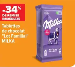 Carrefour Market Milka tablettes de chocolat offre