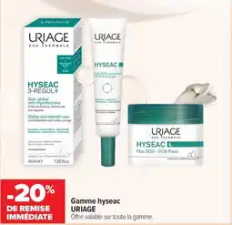 Carrefour maPara parapharmacie Uriage gamme hyseac offre
