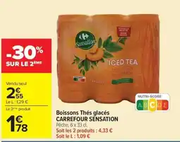 Carrefour Market Sensation Iced Tea offre