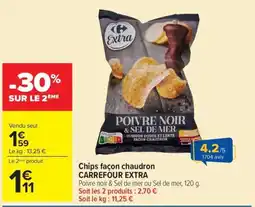 Carrefour Market CARREFOUR EXTRA Chips façon chaudron offre