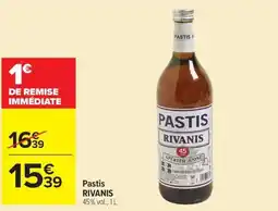 Carrefour Market RIVANIS Pastis offre