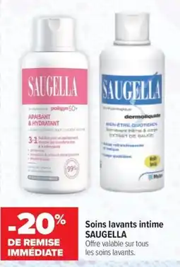 Carrefour maPara parapharmacie Saugella Soins lavants intime offre
