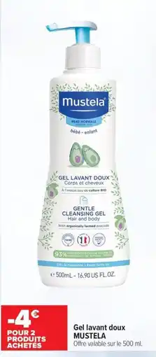 Carrefour maPara parapharmacie Mustela Gel lavant doux offre