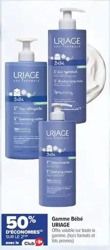 Carrefour maPara parapharmacie URIAGE EAU THERMALE Bébé offre