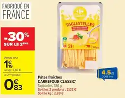 Carrefour Market Carrefour Classic' Tagliatelles offre