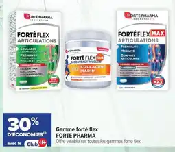 Carrefour maPara parapharmacie Forte Pharma gamme forté flex offre