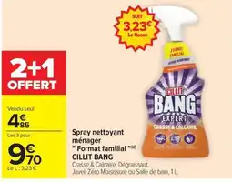 Carrefour Market CILLIT BANG Spray nettoyant ménager offre