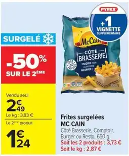 Carrefour Market McCain Frites surgelées offre