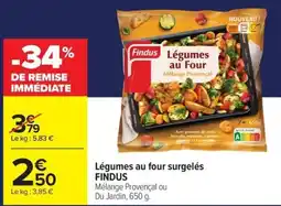 Carrefour Market Findus Légumes au Four offre