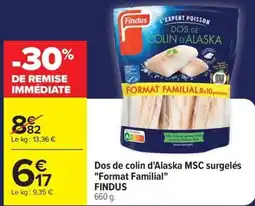 Carrefour Market Findus Dos de colin d'Alaska offre