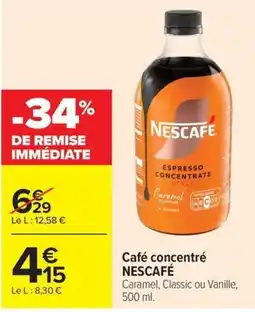 Carrefour Market NESCAFÉ Café concentré offre