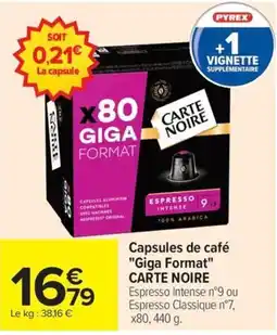 Carrefour Market PYREX Carte Noire offre