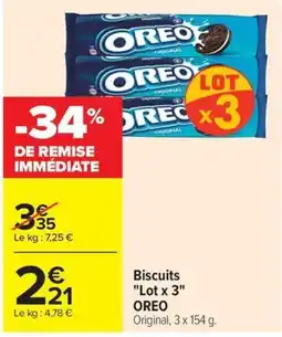 Carrefour Market OREO Biscuits offre