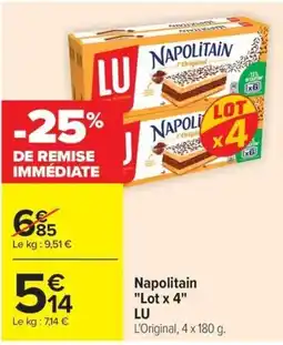 Carrefour Market LU Napolitain offre