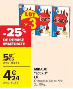 Carrefour Market LU MIKADO offre