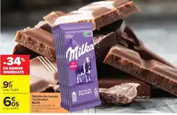 Carrefour Market Milka Tablettes de chocolat offre