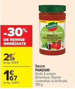 Carrefour Market PANZANI Sauce offre