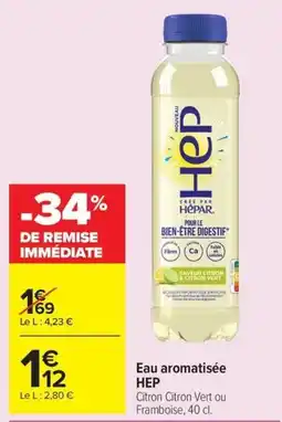 Carrefour Market HEP Eau aromatisée offre