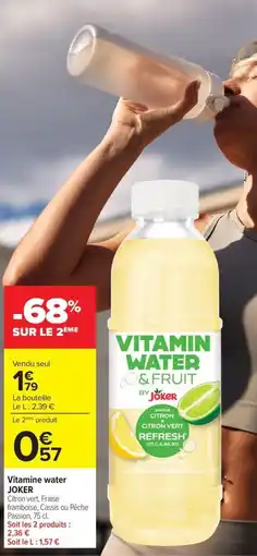 Carrefour Market JOKER Vitamin water offre