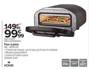 Four à pizza