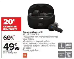 Carrefour Jbl - ecouteurs bluetooth réf. : jbl725nc8lk offre
