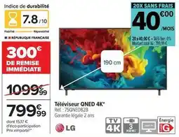 Carrefour Lg - téléviseur qned 4k offre