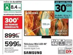 Carrefour Samsung - téléviseur mini led 4k offre