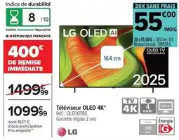 Carrefour Lg - téléviseur oled 4k offre