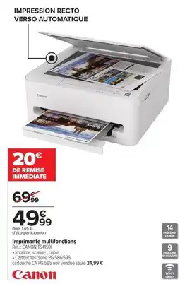 Carrefour Canon - imprimante multifonctions offre