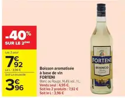 Carrefour Market FORTENI Boisson aromatisée offre