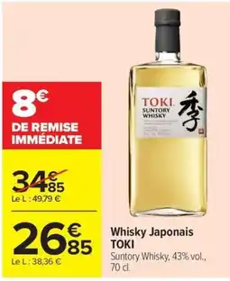 Carrefour Market TOKI Whisky Japonais offre