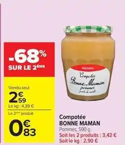 Bonne maman - compotée