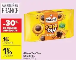 Carrefour St michel - gâteau tam tam tam offre