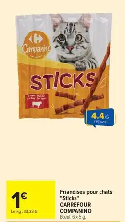 Carrefour Market Companino Sticks offre