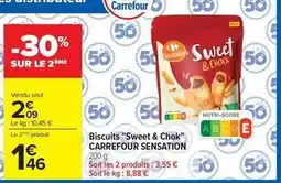Carrefour Carrefour - biscuits sweet & chok sensation offre