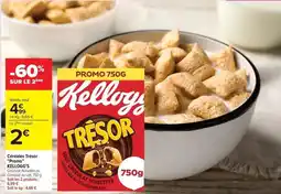Carrefour Kellogg's - céréales trésor fruit offre