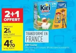 Carrefour Kiri - goûter classique ou blé complet, 18% m.g.g cans le produit fini offre