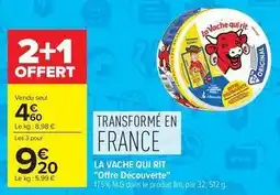 Carrefour La vache qui rit - offre découverte offre