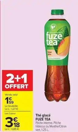 Carrefour Thé glacé offre