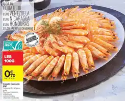 Carrefour Crevette rose cuite offre