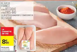 Carrefour Filet de poulet offre