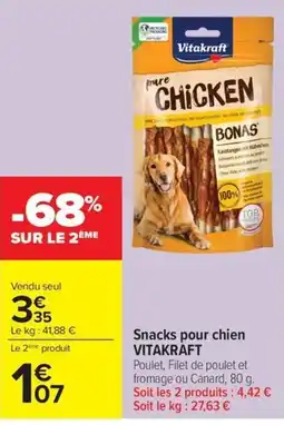 Carrefour Market Vitakraft Snacks pour chien offre