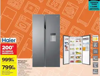 Haier - réfrigérateur américain