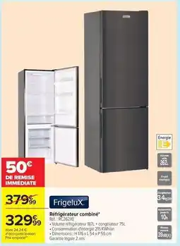 Carrefour Frigelux - réfrigérateur combiné offre
