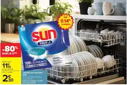 Carrefour Market Sun tablette lave vaisselle offre